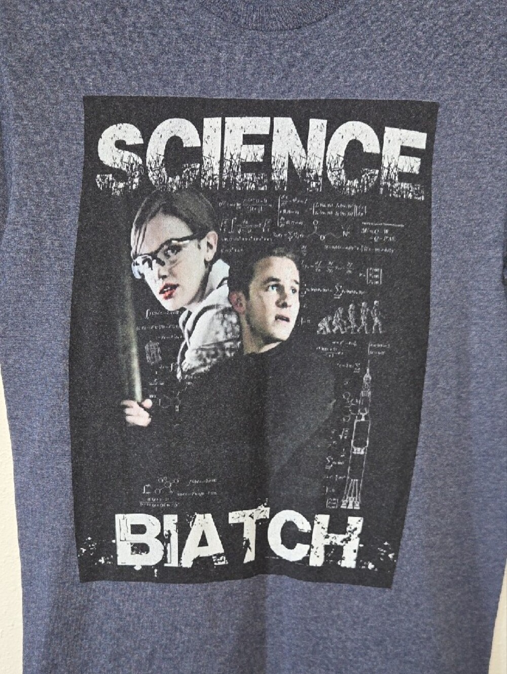 Science Biatch Tee - Navy Blue - Picture 2 of 4